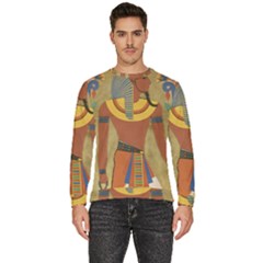 Egyptian Tutunkhamun Pharaoh Design Men s Fleece Sweatshirt by Celenk