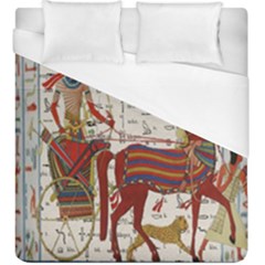 Egyptian Tutunkhamun Pharaoh Design Duvet Cover (king Size) by Celenk