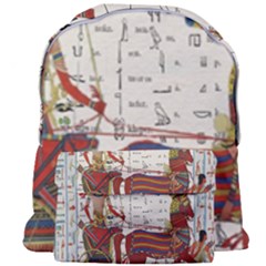 Egyptian Tutunkhamun Pharaoh Design Giant Full Print Backpack by Celenk