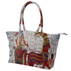 Egyptian Tutunkhamun Pharaoh Design Canvas Shoulder Bag by Celenk