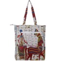 Egyptian Tutunkhamun Pharaoh Design Double Zip Up Tote Bag View2