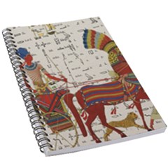 Egyptian Tutunkhamun Pharaoh Design 5 5  X 8 5  Notebook by Celenk