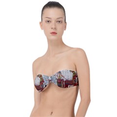 Egyptian Tutunkhamun Pharaoh Design Classic Bandeau Bikini Top  by Celenk