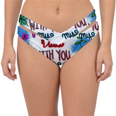 Christian Christianity Religion Double Strap Halter Bikini Bottoms by Celenk