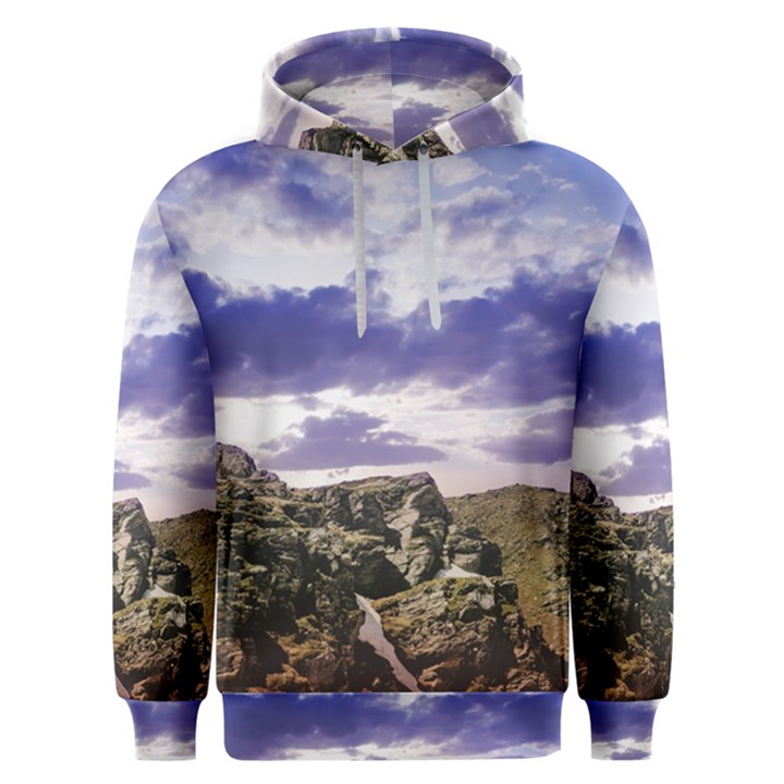 Mountain Snow Landscape Winter Men s Overhead Hoodie