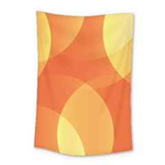 Abstract Orange Yellow Red Color Small Tapestry by Celenk