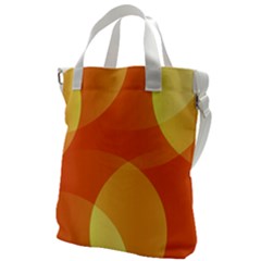 Abstract Orange Yellow Red Color Canvas Messenger Bag by Celenk