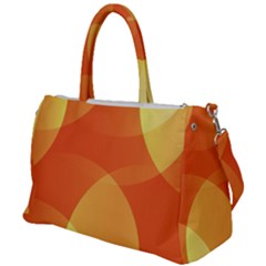 Abstract Orange Yellow Red Color Duffel Travel Bag by Celenk