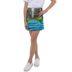 River Forest Landscape Nature Kids  Tennis Skirt by Celenk