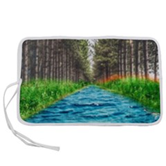 River Forest Landscape Nature Pen Storage Case (m) by Celenk