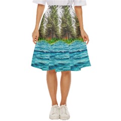 River Forest Landscape Nature Classic Short Skirt by Celenk