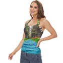 River Forest Landscape Nature Basic Halter Top View2