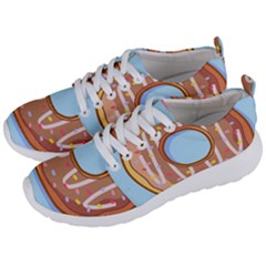 Dessert Food Donut Sweet Decor Chocolate Bread Men s Lightweight Sports Shoes by Uceng