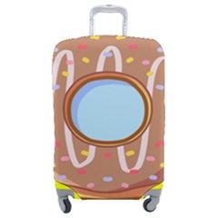 Dessert Food Donut Sweet Decor Chocolate Bread Luggage Cover (medium) by Uceng