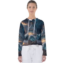 Fantasy People Mysticism Composing Fairytale Art 2 Women s Slouchy Sweat by Uceng