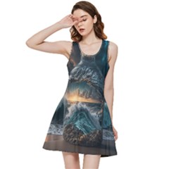 Fantasy People Mysticism Composing Fairytale Art 2 Inside Out Racerback Dress by Uceng