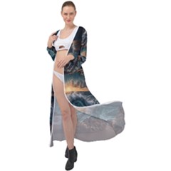 Fantasy People Mysticism Composing Fairytale Art 2 Maxi Chiffon Beach Wrap by Uceng