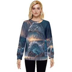 Fantasy People Mysticism Composing Fairytale Art 2 Hidden Pocket Sweatshirt by Uceng