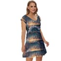 Fantasy People Mysticism Composing Fairytale Art 2 Short Sleeve Tiered Mini Dress View3