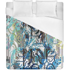 Abstract Acrylic Color Texture Watercolor Creative Duvet Cover (california King Size) by Uceng