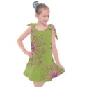 Dandelion Flower Background Nature Flora Drawing Kids  Tie Up Tunic Dress View1