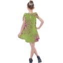 Dandelion Flower Background Nature Flora Drawing Kids  Tie Up Tunic Dress View2