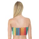 Colorful Rainbow Striped Pattern Stripes Background Bandeau Top View2