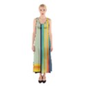 Colorful Rainbow Striped Pattern Stripes Background Sleeveless Maxi Dress View1