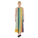 Colorful Rainbow Striped Pattern Stripes Background Sleeveless Maxi Dress View2