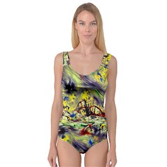 Abstract Arts Psychedelic Art Experimental Princess Tank Leotard  by Uceng