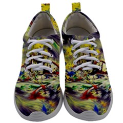 Abstract Arts Psychedelic Art Experimental Mens Athletic Shoes by Uceng