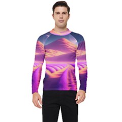 Fantasy Art Wallpaper Artwork Desktop Men s Long Sleeve Rash Guard by Uceng