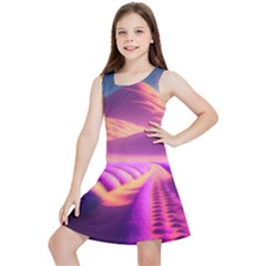 Fantasy Art Wallpaper Artwork Desktop Kids  Lightweight Sleeveless Dress by Uceng