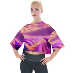 Fantasy Art Wallpaper Artwork Desktop Mock Neck Tee by Uceng