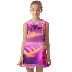 Fantasy Art Wallpaper Artwork Desktop Kids  Pilgrim Collar Ruffle Hem Dress by Uceng