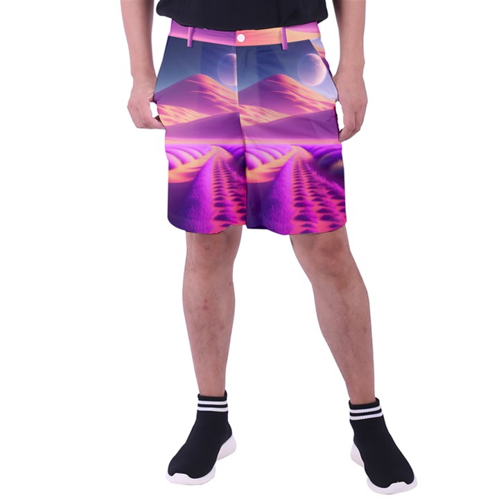 Fantasy Art Wallpaper Artwork Desktop Men s Pocket Shorts