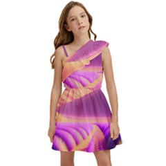 Fantasy Art Wallpaper Artwork Desktop Kids  One Shoulder Party Dress by Uceng