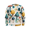 Mushroom Forest Fantasy Flower Nature Kids  Sweatshirt View1