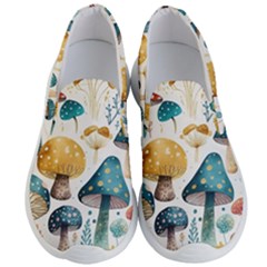 Mushroom Forest Fantasy Flower Nature Men s Lightweight Slip Ons by Uceng