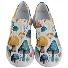 Mushroom Forest Fantasy Flower Nature Women s Lightweight Slip Ons by Uceng