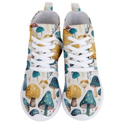 Mushroom Forest Fantasy Flower Nature Women s Lightweight High Top Sneakers by Uceng