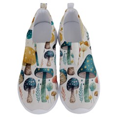 Mushroom Forest Fantasy Flower Nature No Lace Lightweight Shoes by Uceng