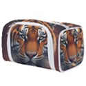 Tiger Animal Feline Predator Portrait Carnivorous Toiletries Pouch View1