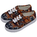 Tiger Animal Feline Predator Portrait Carnivorous Kids  Classic Low Top Sneakers View2