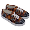 Tiger Animal Feline Predator Portrait Carnivorous Kids  Classic Low Top Sneakers View3