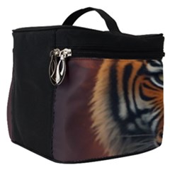 Tiger Animal Feline Predator Portrait Carnivorous Make Up Travel Bag (small) by Uceng