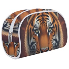 Tiger Animal Feline Predator Portrait Carnivorous Make Up Case (medium) by Uceng