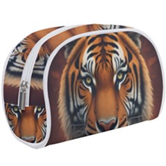 Tiger Animal Feline Predator Portrait Carnivorous Make Up Case (large) by Uceng