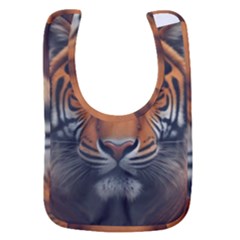 Tiger Animal Feline Predator Portrait Carnivorous Baby Bib by Uceng