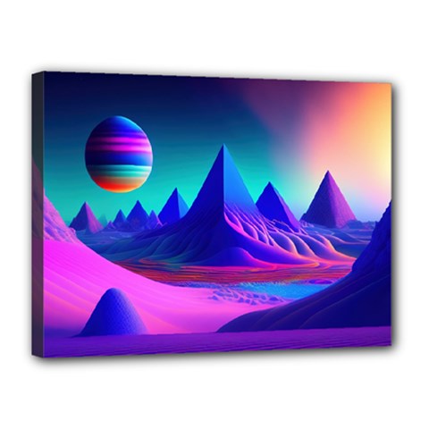 Fantasy Universe Art Wallpaper Artwork Canvas 16  X 12  (stretched) by Uceng